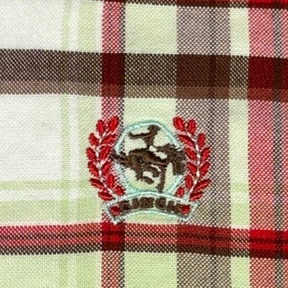 Cinch Shirt Adult EXTRA LARGE Brown Plaid Western Cowboy Rodeo Workwear Outdoor - Picture 7 of 11